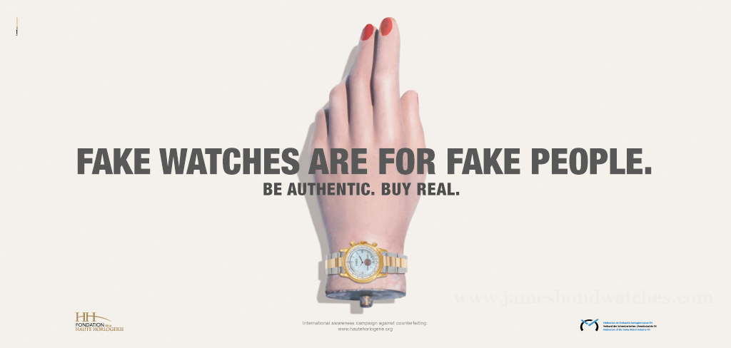 The Fondation de la Haute Horlogerie has been battling fake watches for years