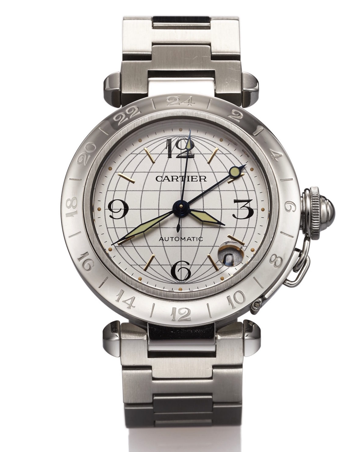 Affordable At Auction: Cartier Pasha C GMT - Watchisthis