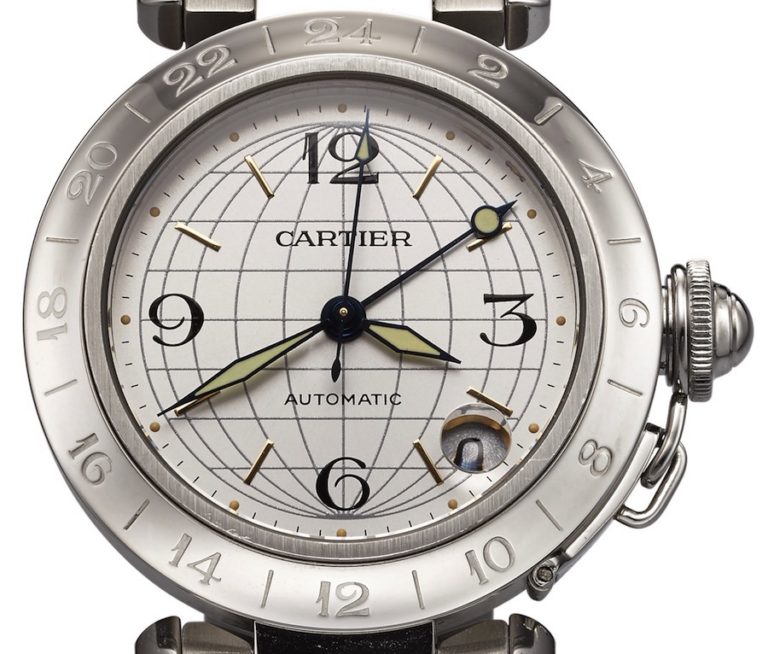 Affordable At Auction: Cartier Pasha C GMT â Watchisthis