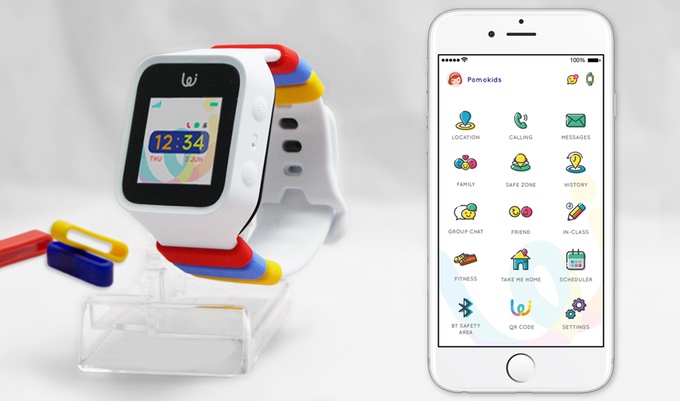 Pomo Waffle: A Smart Watch For Your Kids